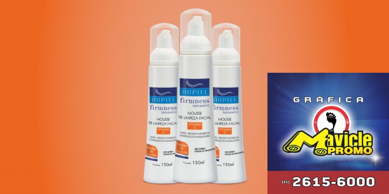 Nupill lança o Mousse de Limpeza Facial de Vitamina C   Guia da Farmácia   Imã de geladeira e Gráfica Mavicle Promo